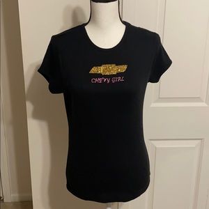 Bella Chevy Girl Bling Babydoll Tee